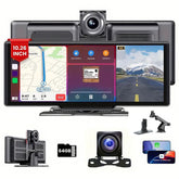 Navigatie Auto Multimedia Universarala 4K + camera spate 1080P DVR, Ecran 10.26 inch, Conectivitate Bluetooth