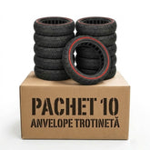 Pachet 10 X Cauciuc plin Premium antiexplozie pentru trotineta electrica Xiaomi 8, 5x2