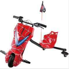 Tricicleta electrica drift pentru copii, Drift, spirderman Baterie 36V – 4.4 AH, Bluetooth, claxon , Viteza – 20 Km/h