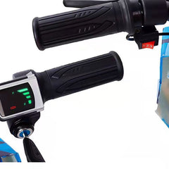 Tricicleta electrica drift pentru copii 6 INCH, Drift, albastra , Baterie 36V – 4.4 AH, Bluetooth, Viteza – 20 Km/h