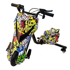 Tricicleta electrica drift pentru copii, Drift, Graffti Baterie 36V – 4.4 AH, Bluetooth, Viteza – 20 Km/h