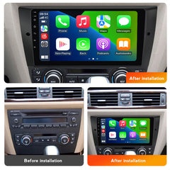 Navigatie BMW Seria 3 E90 E91 E92 E93 din 2005-2012, Android 14, Wireless Carplay si Android Auto,2GB RAM si 32GB ROM, Display IPS 9 inch, Camera Marsarier, Internet, Aplicatii, Wi Fi, Usb, Bluetooth