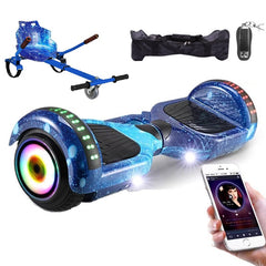 Hoverboard Auto Balance cu lumini LED , husa , telecomanda , bluetooth + KART