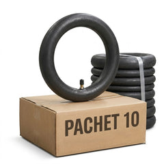 Pachet 10 x Cameră 8.5x2 cu valvă dreaptă pentru trotineta