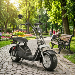 Scuter Electric CityCoco 1500W - Baterie Detașabilă 60V 26Ah fara permis Certificat COC inclus