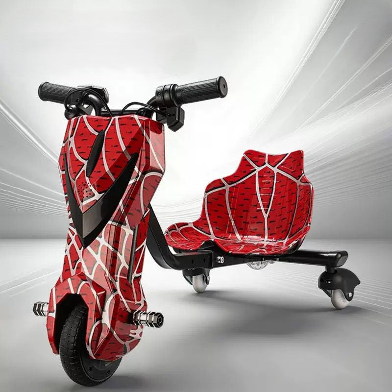 Tricicleta electrica drift pentru copii 6 INCH, Drift, spider, Baterie 36V – 4.4 AH, Bluetooth, Viteza – 20 Km/h